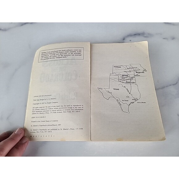 The Sundown Riders Ser.: Across the Rio Colorado by Ralph Compton (1997, Mass... - Picture 4 of 10